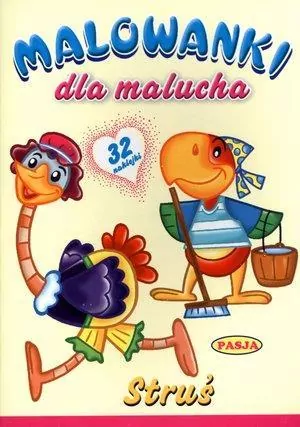 Malowanki dla malucha. Struś - tantis.pl