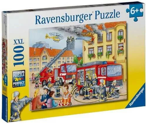 Puzzle 100. Straż pożarna Ravensburger 108220 - tantis.pl