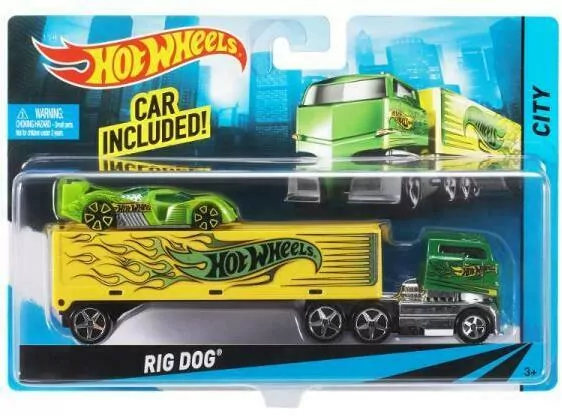 Hot Wheels Ciążarówka + Autko Rock n' Race - tantis.pl