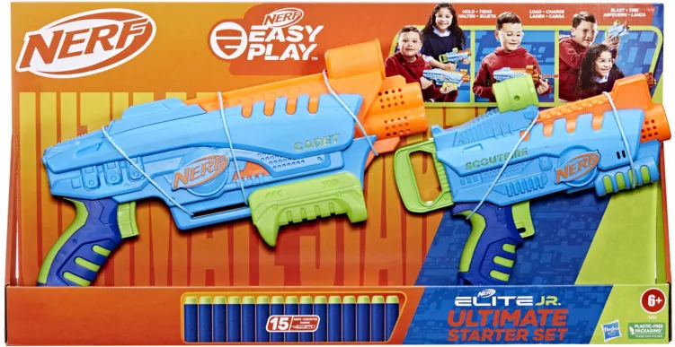Hasbro. Wyrzutnia Nerf Elite Junior Ultimate Starter Set - tantis.pl