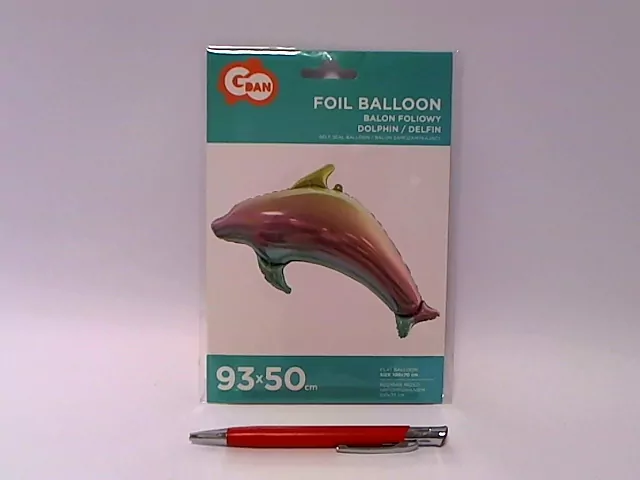 Balon foliowy Delfin tęczowy 93cm - tantis.pl