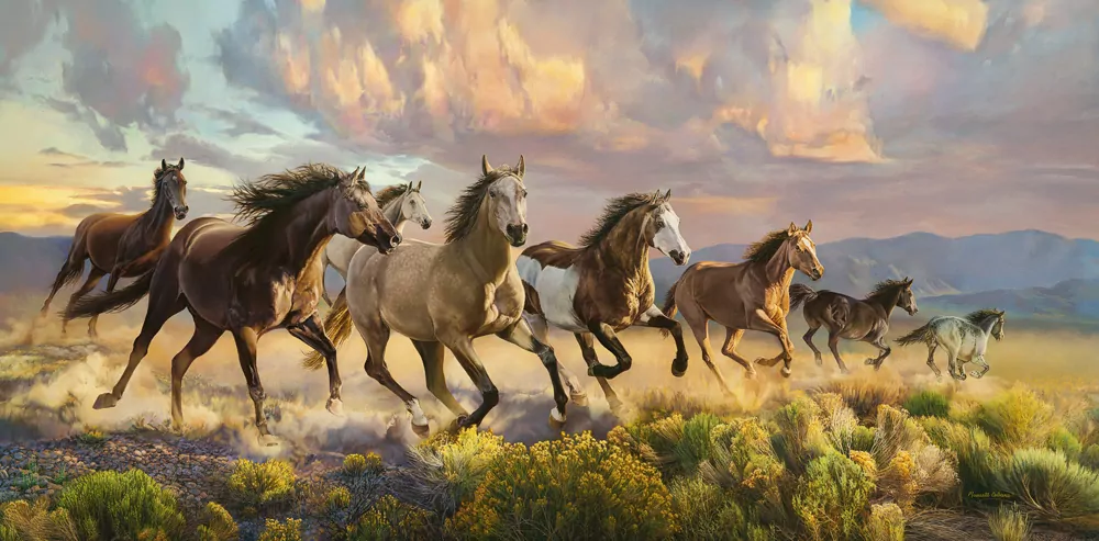Puzzle 4000 Thunder Prairie CASTOR - tantis.pl