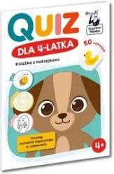Quiz dla 4-latka. Książka z naklejkami. Kapitan Nauka