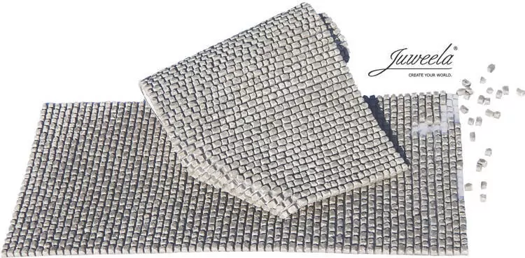 Juweela: Gotowe podłoże chodnikowe - Kocie łby - Ciemne (1 szt) - tantis.pl