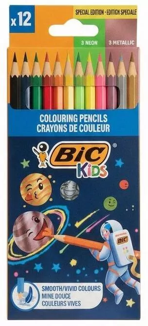 Kredki ołówkowe Cosmo Kids 12kol BIC - tantis.pl