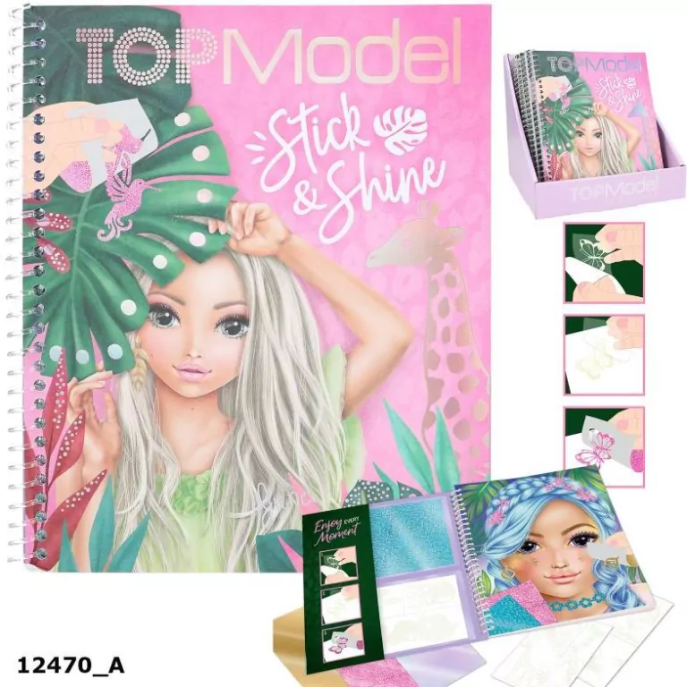 Kolorowanka Stick and Shine Top Model - tantis.pl