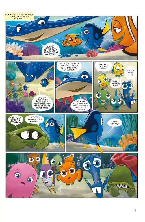 Magiczny świat Disneya w komiksie. Gdzie jest Dory - tantis.pl