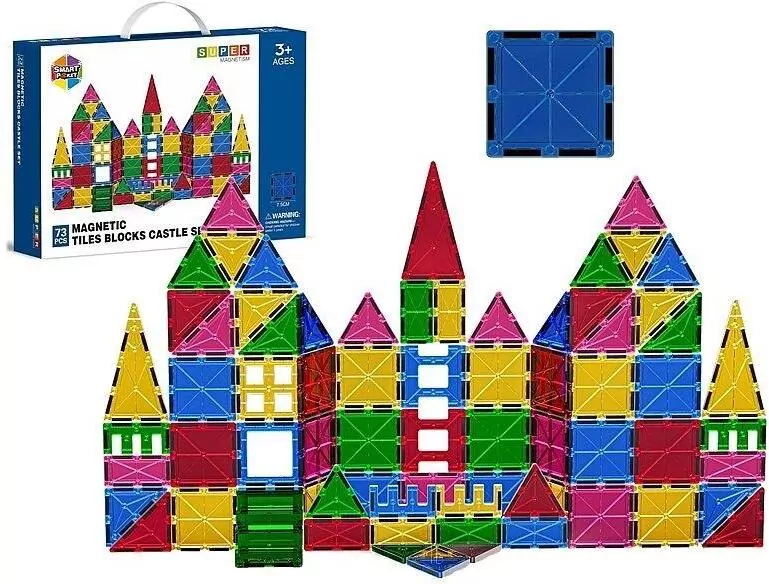 Klocki magnetyczne 73el - tantis.pl