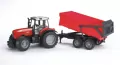 Traktor Massey Ferguson 7480 z przyczepą wywrotką - tantis.pl