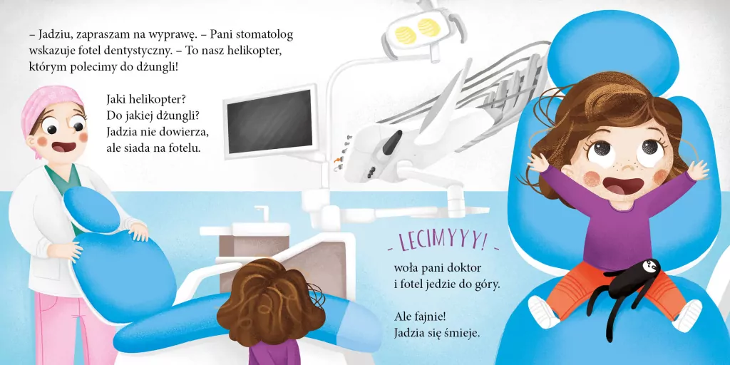Jadzia Pętelka idzie do dentysty - tantis.pl