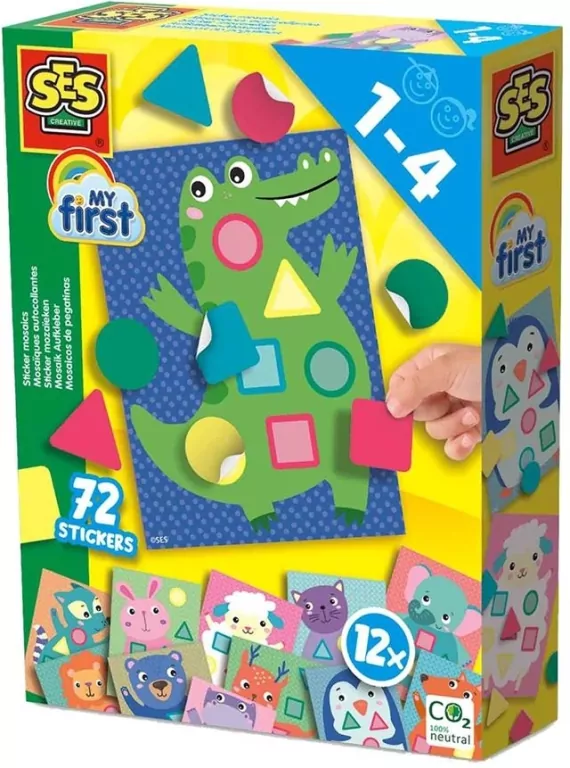 Moje pierwsze mozaiki z naklejek - tantis.pl