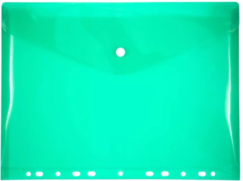 Teczka PP A4 z europerforacją. Zielona - tantis.pl