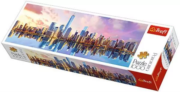 Trefl. Puzzle Panoramiczne. Manhattan, 1000 elementów - tantis.pl