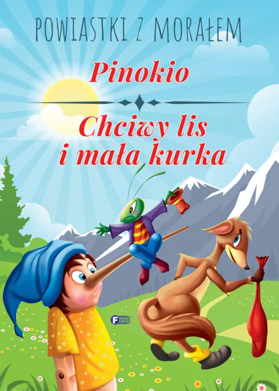 Pinokio, Chciwy lis i mała kurka. Powiastki z morałem - tantis.pl