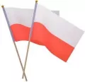 Materiałowa flaga na patyczku, 2 sztuki - tantis.pl