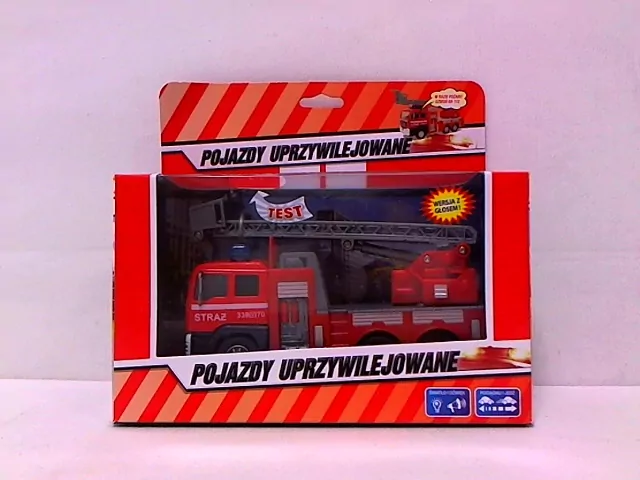 Wóz strażacki z dźwiękiem 14cm - tantis.pl
