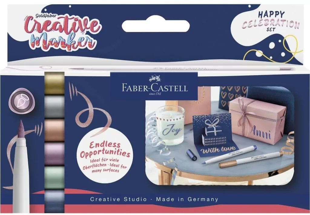 Pisak kreatywny goldfaber 6 kolorów - tantis.pl