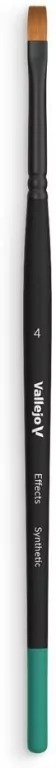 Vallejo: B04004 - Effects - Flat Rectangular Brush - Synthetic 4 - tantis.pl