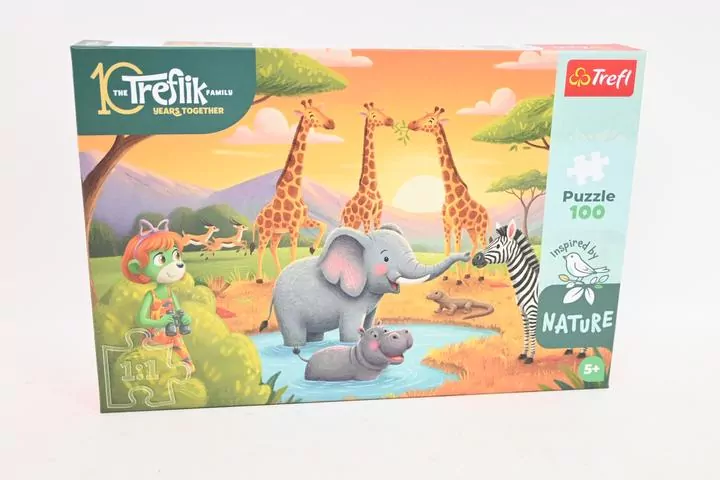 Puzzle 100 Inspired By Nature Wesoła ferajna TREFL - tantis.pl