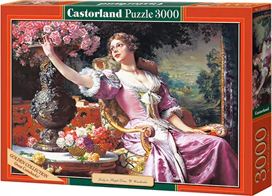 Puzzle 3000. Dama w różowej sukni - tantis.pl