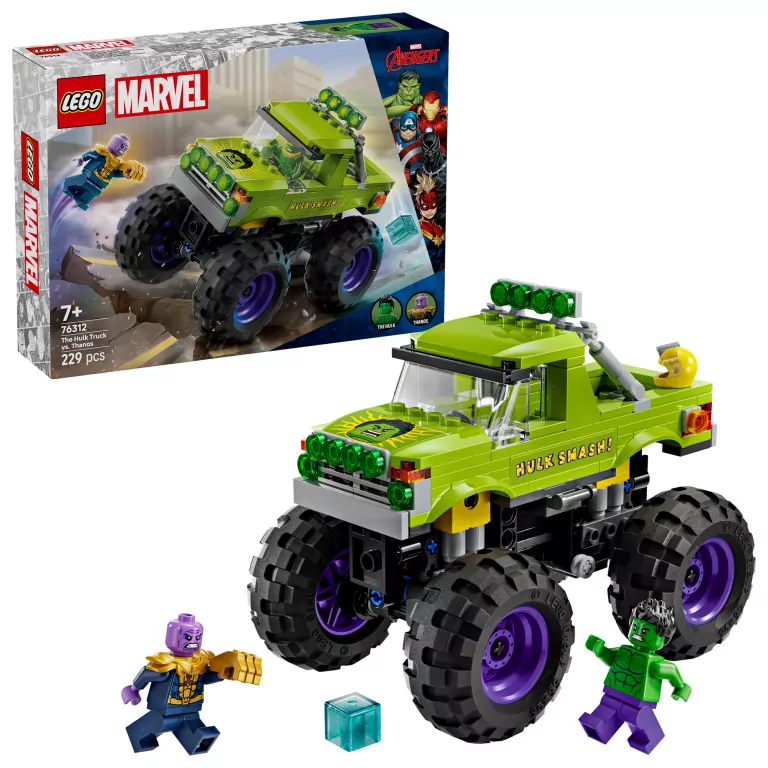LEGO® Monster truck Hulka kontra Thanos 76312 - tantis.pl
