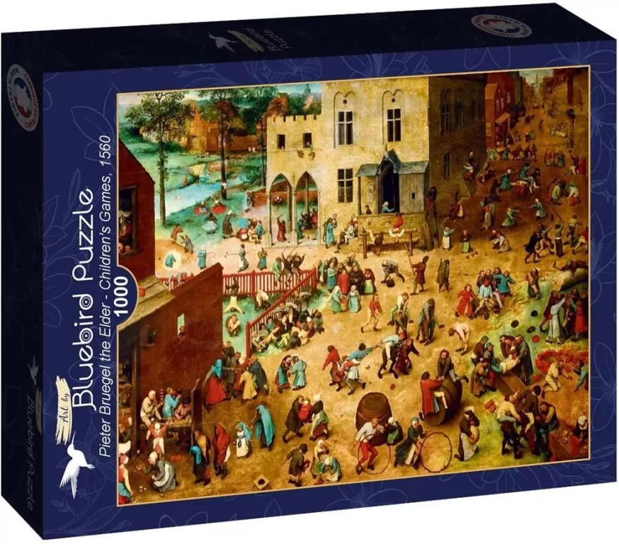 Puzzle 1000 Brueghel, Dziecięce zabawy - tantis.pl