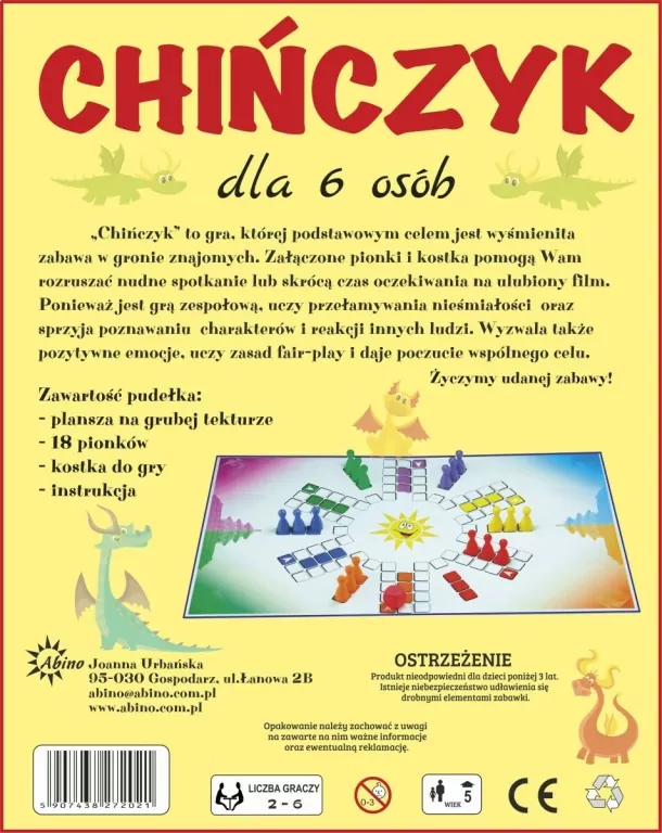 Chińczyk dla 6 osób - tantis.pl