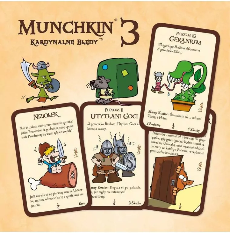 Munchkin 3 - Kardynalne Błędy - tantis.pl
