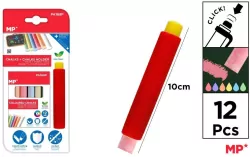 Kreda kolorowa z uchwytem 12 kolorów