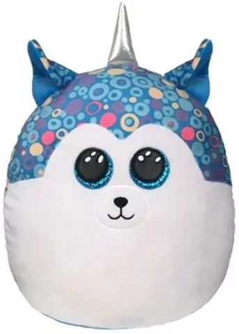 TY Squish-a-Boos. Niebieski husky. HELENA 30cm - tantis.pl