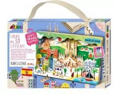 Stwórz pejzaż miejski Barcelona - puzzle drewniane - tantis.pl