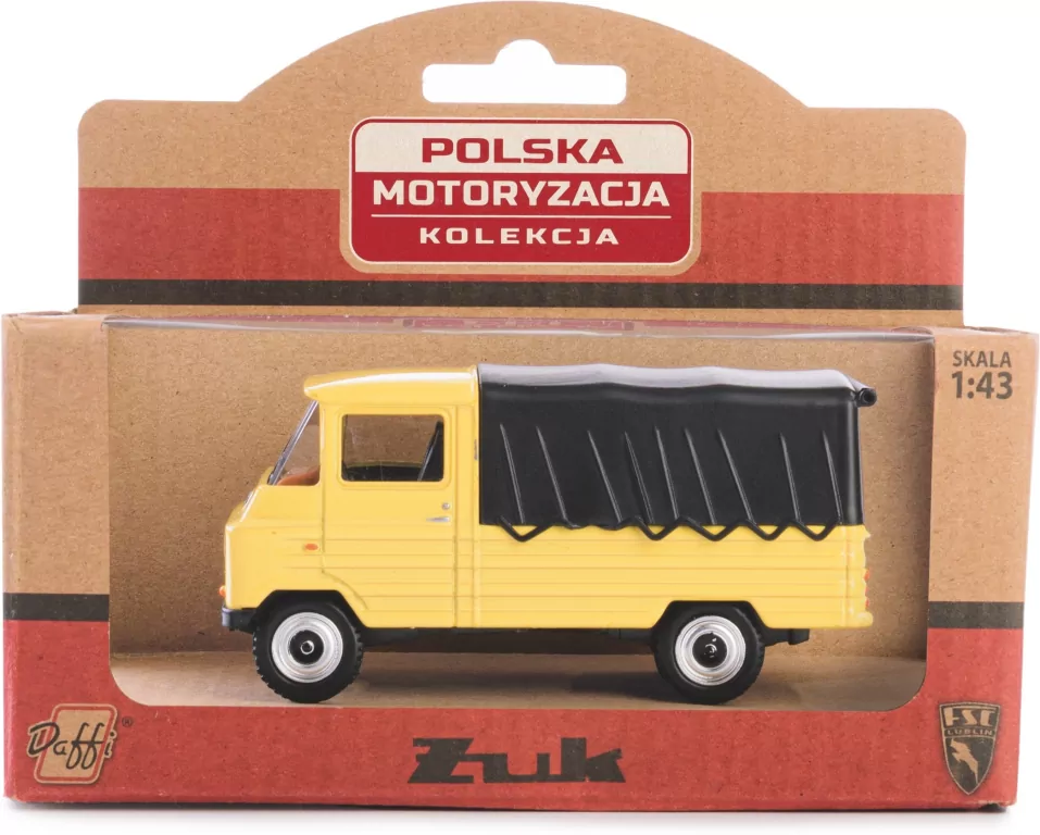 Kolekcja PRL - Żuk, skala 1:43 żółty - tantis.pl