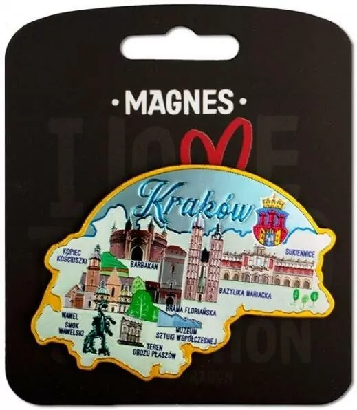 Magnes. I love Poland. Kraków. ILP-MAG-A-KRA-24 - tantis.pl