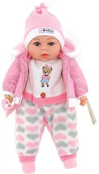 Lalka bobas z polskim dźwiękiem 45cm w worku 416529 - tantis.pl