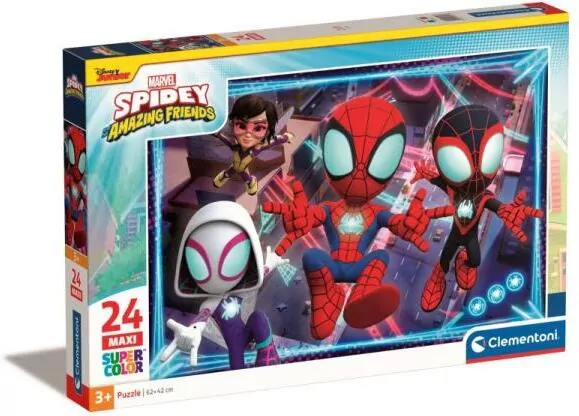 Puzzle 24 Maxi Super Kolor Hot Wheels - tantis.pl