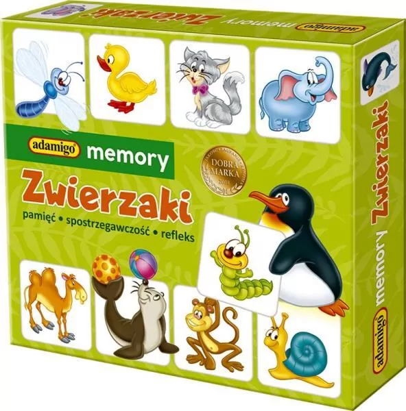 Memory. Zwierzaki. Gra rodzinna - tantis.pl