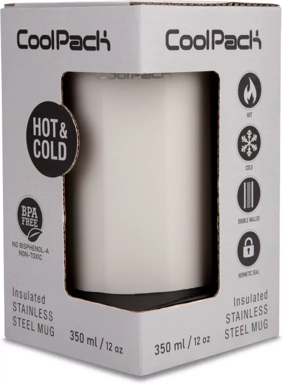 Kubek termiczny 350ml Coolpack Coffee Mug Tom Grey - tantis.pl