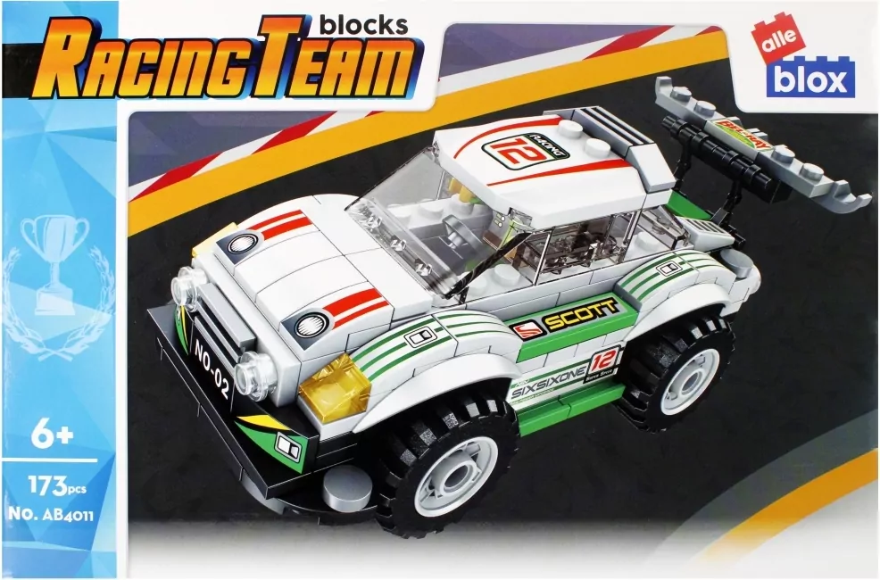 Klocki konstrukcyjne Alleblox Racing Team 173 elementów - tantis.pl