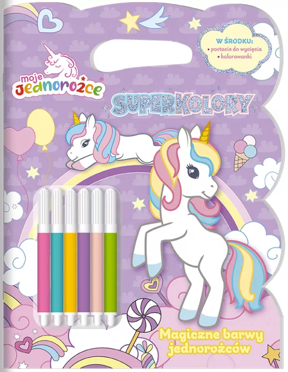 Moje Jednorożce. Magiczne barwy jednorożców. Superkolory. Cz.3 - tantis.pl