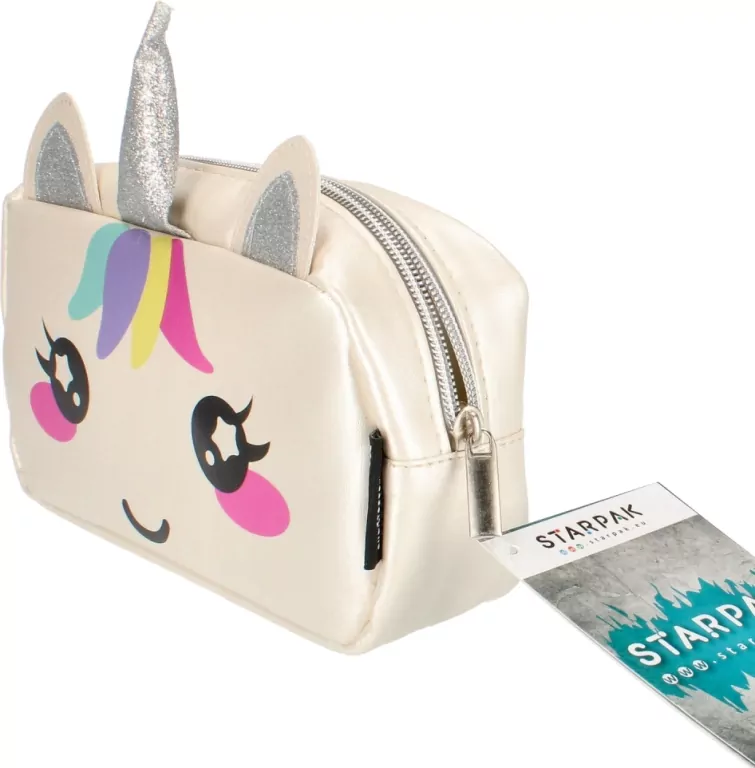 Piórnik saszetka Silver Unicorn - tantis.pl