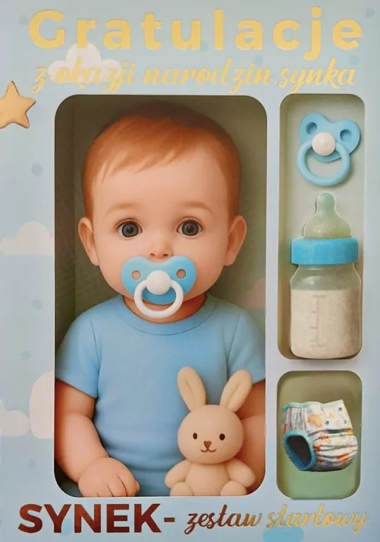 Karnet Narodziny chłopiec - tantis.pl