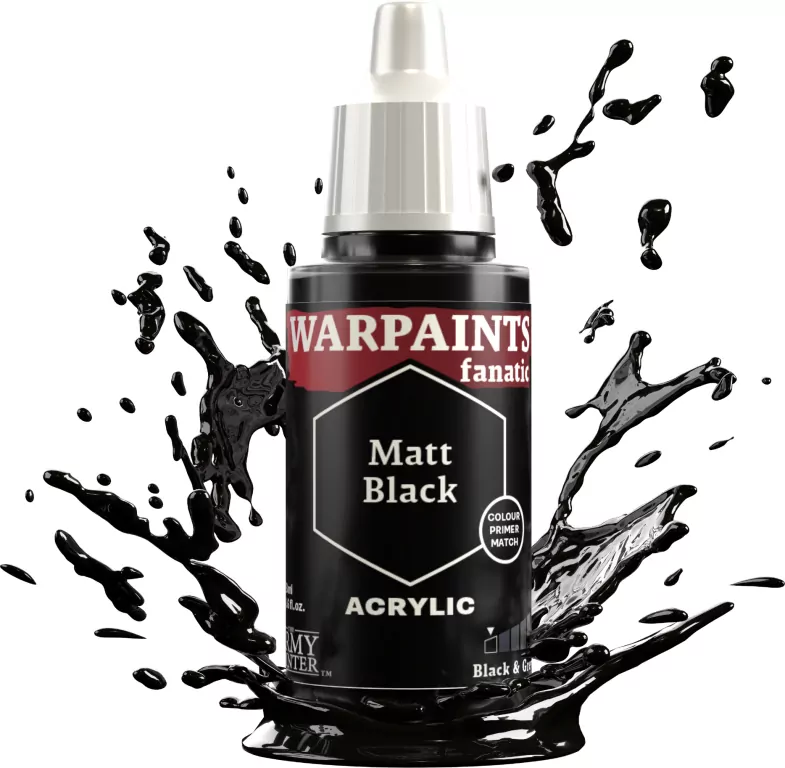 The Army Painter: Warpaints - Fanatic - Matt Black - tantis.pl