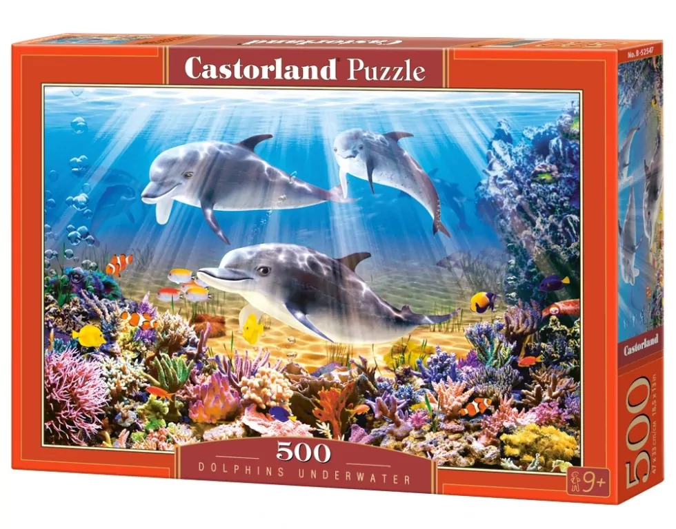 Puzzle 500. Delfiny pod wodą - tantis.pl