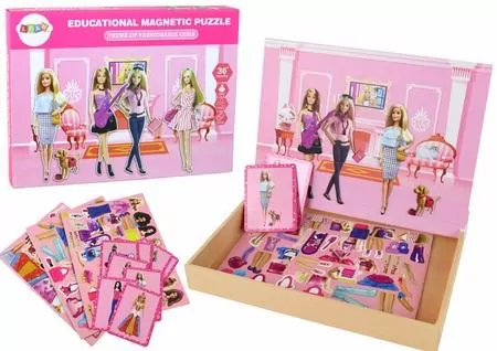 Puzzle magnetyczne z motywem lalki - tantis.pl