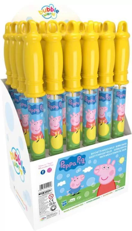 Miecz do robienia baniek mydlanych 120ml Świnka Peppa - tantis.pl