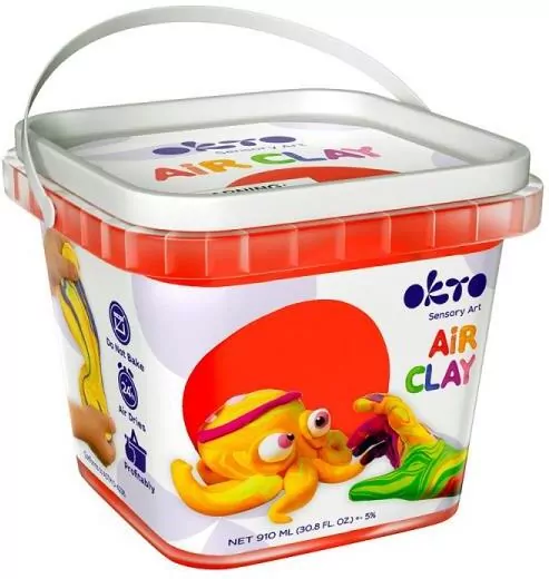 Zestaw lekkiej powietrznej ciastoliny czerw 910ml - tantis.pl