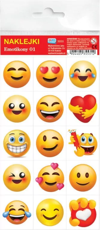 Naklejki. Emotikony - tantis.pl
