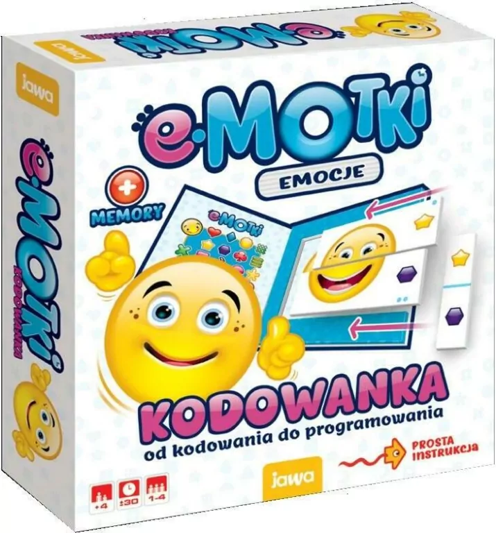 Emotki. Kodowanka - tantis.pl