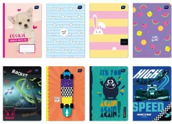 Zeszyt A5/16K w trzy linie. 1 sztuka