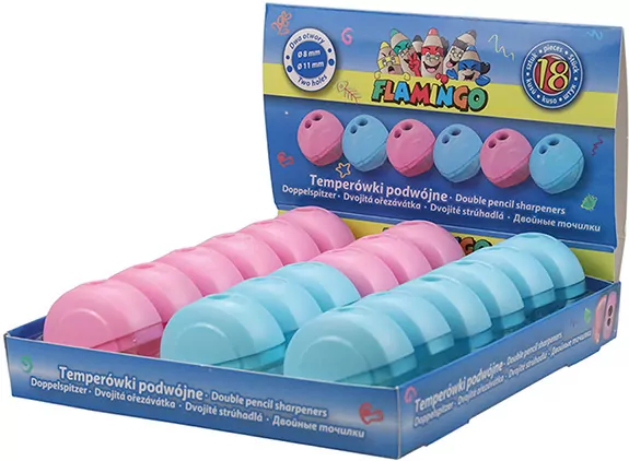 Temperówka plastikowa podwójna mix - tantis.pl
